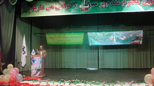 دکتر صفرزاده در مراسم استقبال از دانشجویان ورودی جدید دانشگاه فرهنگیان خراسان شمالی  2