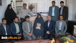 دیدار مسؤولان پردیس امام محمد باقر(ع) بجنورد با خانواده شهید براتعلی ناصری
همزمان با روز تکریم مادران و همسران شهداء، برگزار شد 2