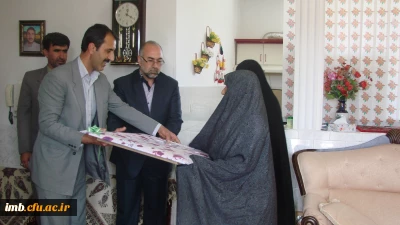 دیدار مسؤولان پردیس امام محمد باقر(ع) بجنورد با خانواده شهید براتعلی ناصری
همزمان با روز تکریم مادران و همسران شهداء،