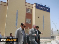 بازدید معاون عمرانی استاندار خراسان شمالی و شهردار بجنورد از دانشگاه فرهنگیان خراسان شمالی 2