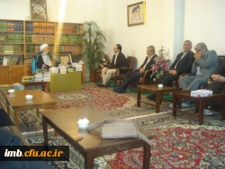 حضور دکتر مهر محمدی ریاست دانشگاه فرهنگیان در خراسان شمالی 
و دیدار با حضرت آیت الله مهمان نواز نماینده مردم خراسان شمالی در مجلس خبرگان رهبری 3