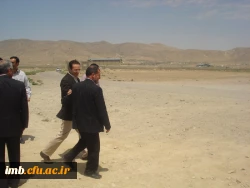 بازدید دکتر مهرمحمدی ریاست دانشگاه فرهنگیان از طرح های عمرانی دانشگاه فرهنگیان خراسان شمالی 2