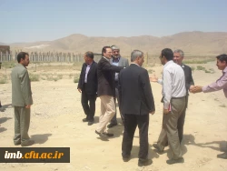 بازدید دکتر مهرمحمدی ریاست دانشگاه فرهنگیان از طرح های عمرانی دانشگاه فرهنگیان خراسان شمالی 3