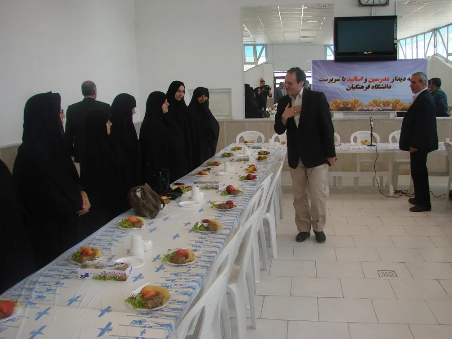 دیدار دکتر مهرمحمدی ریاست دانشگاه فرهنگیان کشور با اساتید ، مدرسان و کارکنان دانشگاه فرهنگیان خراسان شمالی  5