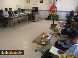 جلسه شورای اداری پردیس امام محمد باقر(ع) بجنورد  2
