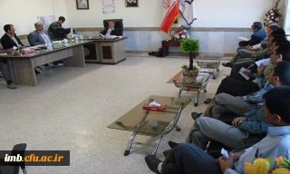جلسه شورای اداری پردیس امام محمد باقر(ع) بجنورد