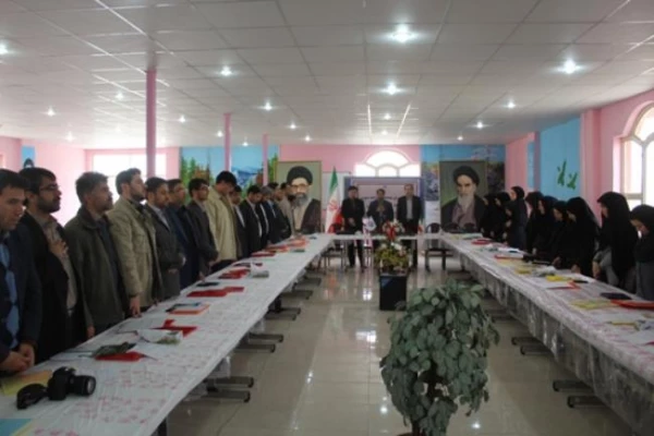 دوره آموزشی اطلاع رسانی و گفتمان مطلوب در دولت تدبیر و امیدبه میزبانی دانشگاه فرهنگیان استان برگزارشد 4