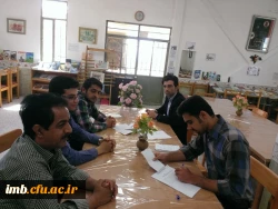 جلسه اعضای انجمن علمی پردیس پیرامون برگزاری مسابقات علمی  3