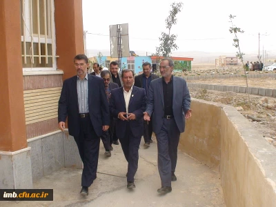 بازدید معاون وزیر و رئیس سازمان نوسازی، توسعه و تجهیز مدارس کشور از دانشگاه فرهنگیان خراسان شمالی
