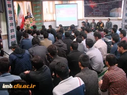 حضور امیردریادار علی وفادار فرمانده یگان های موشکی نیروی دریایی ارتش جمهوری اسلامی ایران در دانشگاه فرهنگیان خراسان شمالی 7