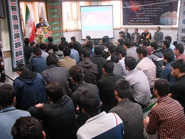 حضور امیردریادار علی وفادار فرمانده یگان های موشکی نیروی دریایی ارتش جمهوری اسلامی ایران در دانشگاه فرهنگیان خراسان شمالی 7