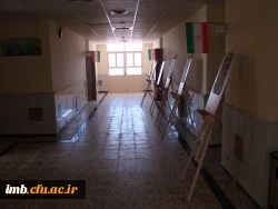 برگزاری نمایشگاه عکس و پوستر ویژه ایام الله دهه ی فجر در دانشگاه فرهنگیان  خراسان شمالی  12