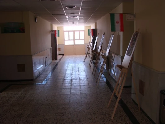 برگزاری نمایشگاه عکس و پوستر ویژه ایام الله دهه ی فجر در دانشگاه فرهنگیان  خراسان شمالی  12