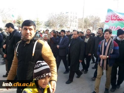 حضور پرشور کارکنان، دانشجویان و اساتید دانشگاه فرهنگیان خراسان شمالی در راهپیمایی 22 بهمن  8