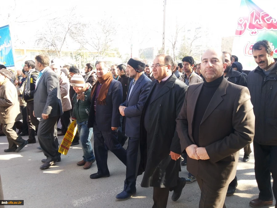 حضور پرشور کارکنان، دانشجویان و اساتید دانشگاه فرهنگیان خراسان شمالی در راهپیمایی 22 بهمن  19