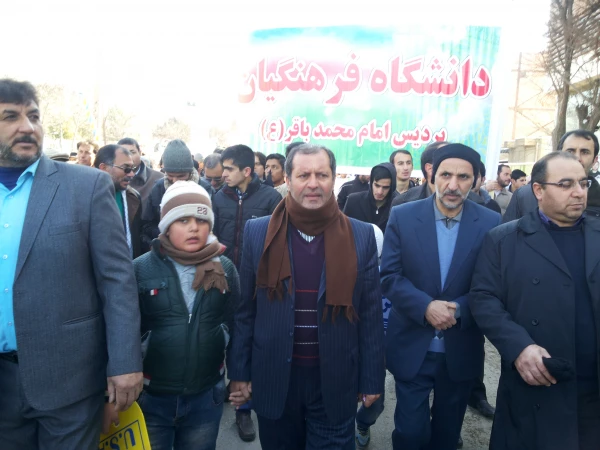 حضور پرشور کارکنان، دانشجویان و اساتید دانشگاه فرهنگیان خراسان شمالی در راهپیمایی 22 بهمن  20