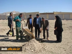 کاشت 1500 نهال در دانشگاه فرهنگیان خراسان شمالی 2