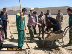 کاشت 1500 نهال در دانشگاه فرهنگیان خراسان شمالی 3