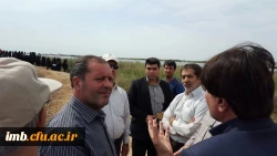 حضور دکتر صفرزاده به همراه روسای دانشگاه ها در اردوی راهیان نور 4