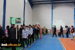 مراسم افتتاحیه المپیادورزشی پردیس امام محمدباقر(ع) بجنورد برگزارشد 2