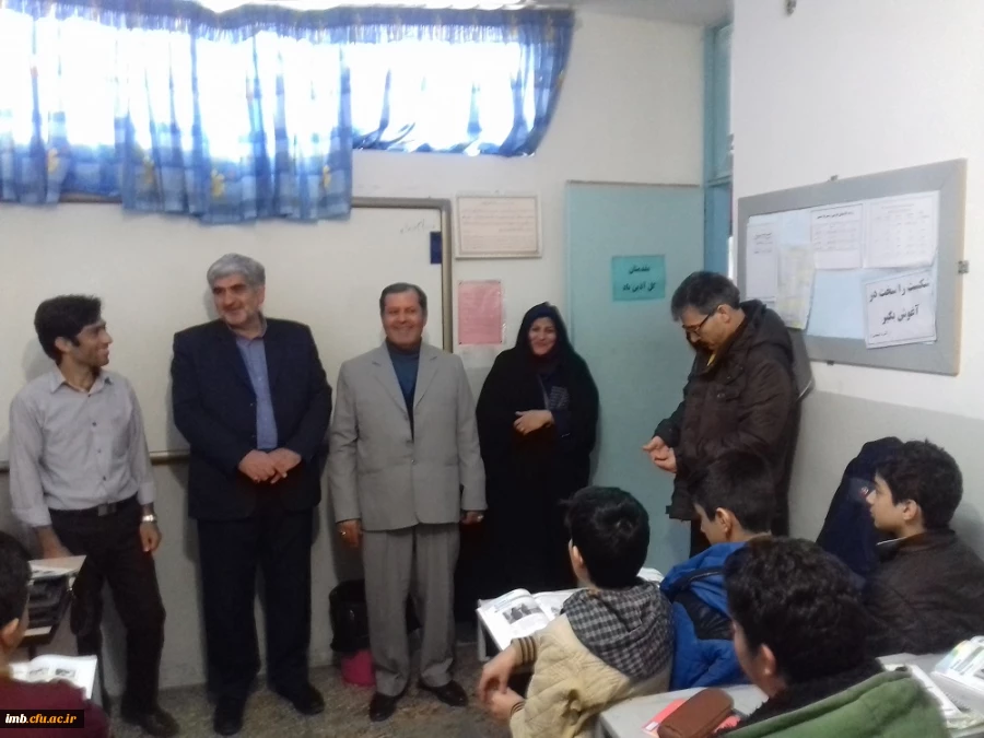 بازدید سرپرست دانشگاه فرهنگیان و مدیرکل آموزش وپرورش استان از مدارس طرح کارورزی 2