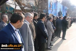 حضور کارکنان و دانشجویان دانشگاه فرهنگیان خراسان شمالی  در مراسم نواختن زنگ انقلاب 3