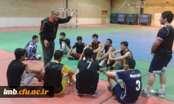 مسابقه فوتسال تیم های پردیس امام محمد باقر(ع)و دانشگاه پیام نور استان 2