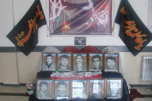 نصب یادمان شهدای دانشگاه فرهنگیان خراسان شمالی 2