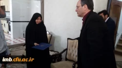 دیدار آقای دکتر مهر محمدی سرپرست دانشگاه فرهنگیان با خانواده شهید عبداله برزگ 6