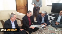 دیدار آقای دکتر مهر محمدی سرپرست دانشگاه فرهنگیان با خانواده شهید عبداله برزگ 4