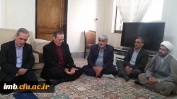 دیدار آقای دکتر مهر محمدی سرپرست دانشگاه فرهنگیان با خانواده شهید عبداله برزگ 3