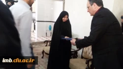 دیدار آقای دکتر مهر محمدی سرپرست دانشگاه فرهنگیان با خانواده شهید عبداله برزگ 5