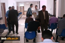 بازدید سرپرست دانشگاه فرهنگیان استان از برگزاری امتحانات دانشجویان 2