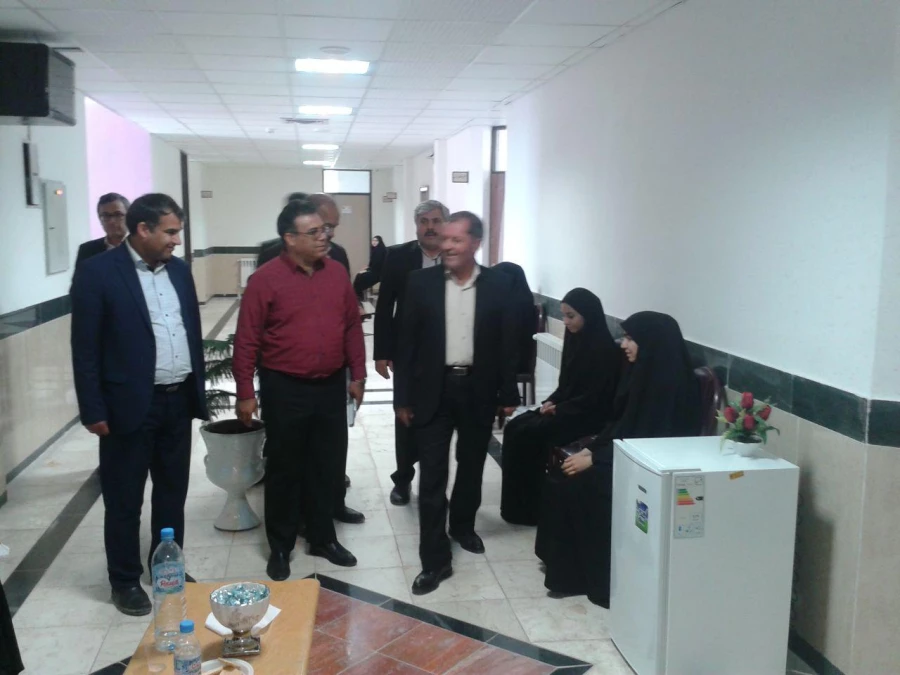 سرپرست دانشگاه فرهنگیان خراسان شمالی از روند مصاحبه داوطلبان ورود به دانشگاه فرهنگیان بازدید کرد 4