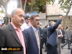 حضور پرشور کارکنان، اساتید و دانشجویان پردیس امام محمد باقر(ع) بجنورد در راه پیمایی 13 آبان 2