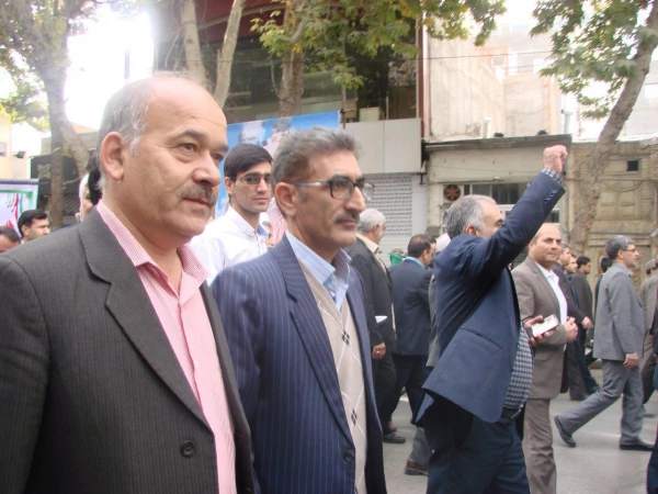 حضور پرشور کارکنان، اساتید و دانشجویان پردیس امام محمد باقر(ع) بجنورد در راه پیمایی 13 آبان 2