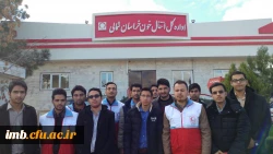 دانشجومعلمان و کارکنان دانشگاه فرهنگیان خراسان شمالی جهت اهداء خون به زلزله زدگان کرمانشاه اقدام کردند. 2