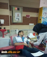 دانشجومعلمان و کارکنان دانشگاه فرهنگیان خراسان شمالی جهت اهداء خون به زلزله زدگان کرمانشاه اقدام کردند. 3