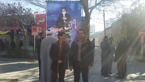 شرکت همکاران و دانشجویان دانشگاه فرهنگیان استان در مراسم 9 دی در مسجد انقلاب بجنورد 2