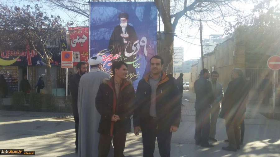 شرکت همکاران و دانشجویان دانشگاه فرهنگیان استان در مراسم 9 دی در مسجد انقلاب بجنورد 2