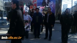 شرکت همکاران و دانشجویان دانشگاه فرهنگیان استان در مراسم 9 دی در مسجد انقلاب بجنورد 3