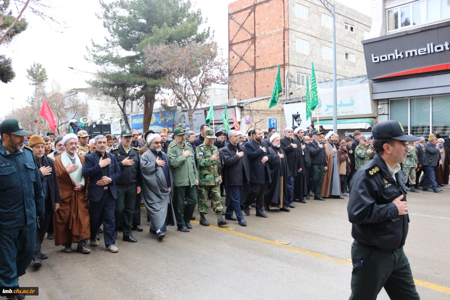 مراسم استقبال، تشییع و خاکسپاری شهدای گمنام با حضور با شکوه اقشار مردم، دانشگاهیان و دانشجویان در دانشگاه فرهنگیان خراسان شمالی 8