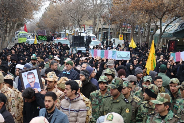 مراسم استقبال، تشییع و خاکسپاری شهدای گمنام با حضور با شکوه اقشار مردم، دانشگاهیان و دانشجویان در دانشگاه فرهنگیان خراسان شمالی 10