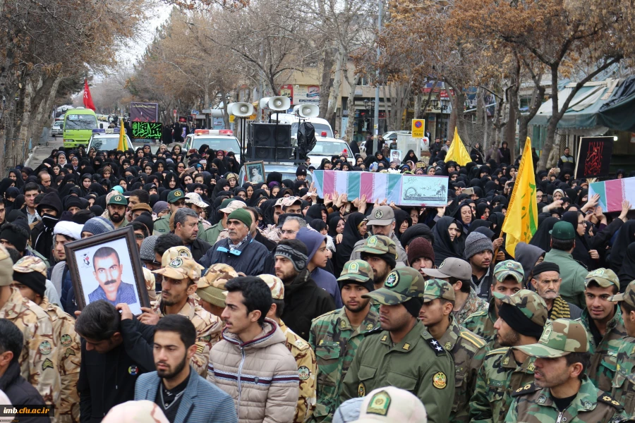 مراسم استقبال، تشییع و خاکسپاری شهدای گمنام با حضور با شکوه اقشار مردم، دانشگاهیان و دانشجویان در دانشگاه فرهنگیان خراسان شمالی 10