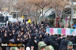 مراسم استقبال، تشییع و خاکسپاری شهدای گمنام با حضور با شکوه اقشار مردم، دانشگاهیان و دانشجویان در دانشگاه فرهنگیان خراسان شمالی 9