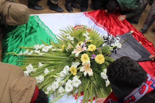 تدفین 2 شهید گمنام در دانشگاه فرهنگیان خراسان شمالی 3