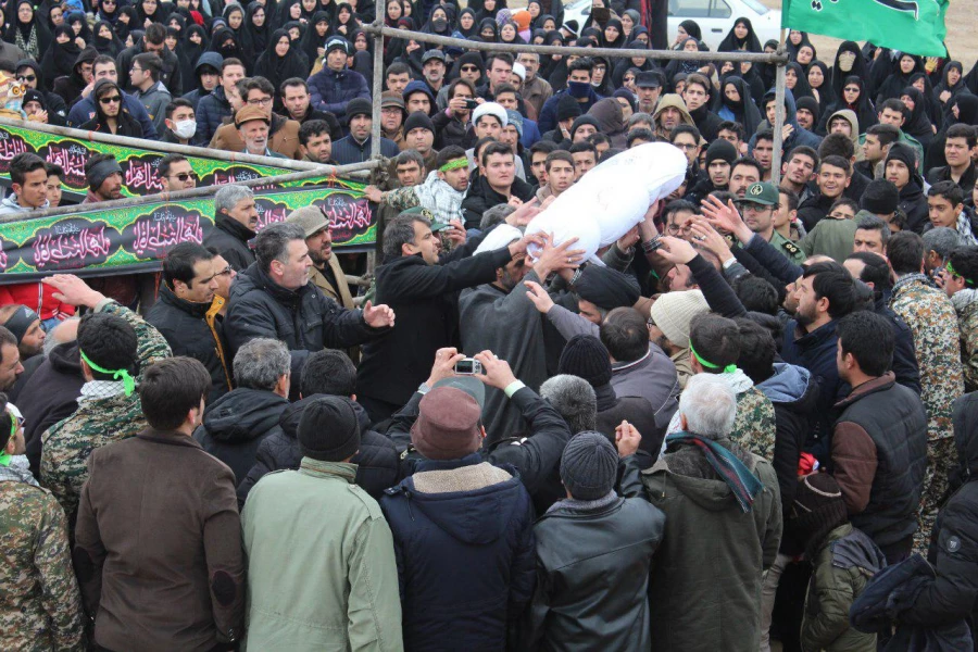 تدفین 2 شهید گمنام در دانشگاه فرهنگیان خراسان شمالی 6