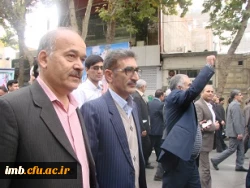 دانشجویان و کارکنان پردیس امام محمد باقر(ع) در راهپیمایی روز قدس شرکت کردند 2