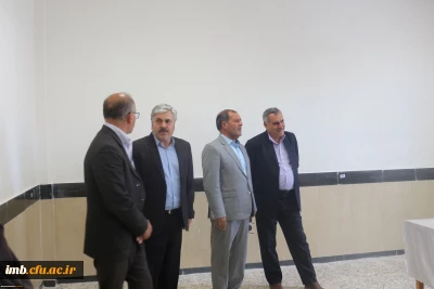 بازدید معاون هماهنگی امور اقتصادی و توسعه منابع انسانی استانداری خراسان شمالی از زیرساخت های دانشگاه فرهنگیان استان