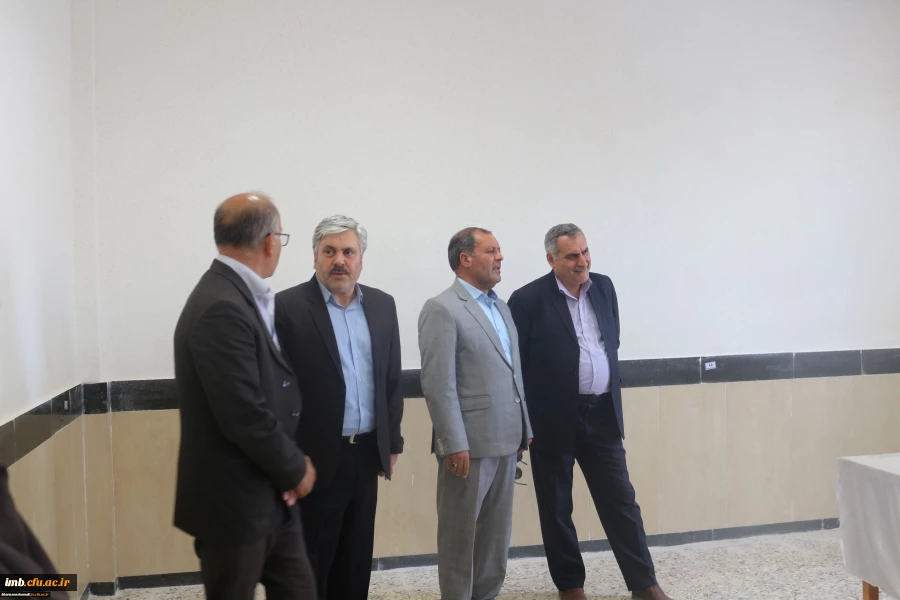 بازدید معاون هماهنگی امور اقتصادی و توسعه منابع انسانی استانداری خراسان شمالی از زیرساخت های دانشگاه فرهنگیان استان 2